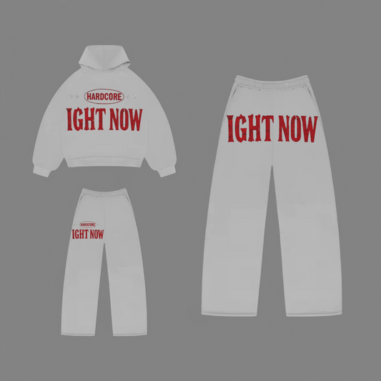 GRAY IGHT NOW SWEATSUIT