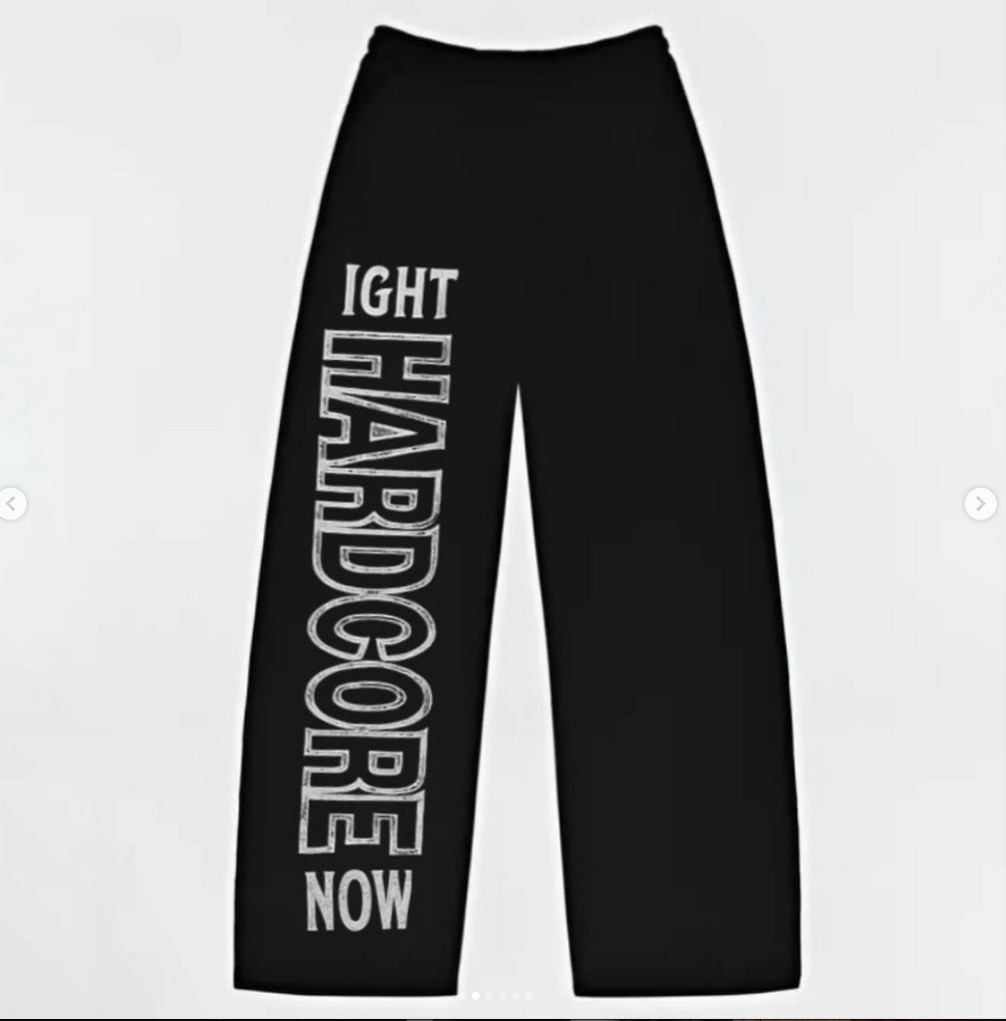 IGHT NOW SAINT BLACK ON WHITE SWEATSUITS