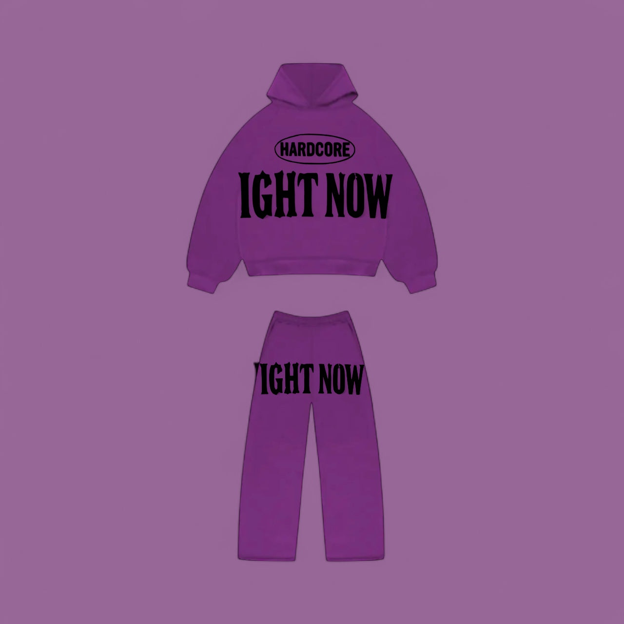 GRAPE GIRLS EDITION IGHT NOW SWEATSUIT