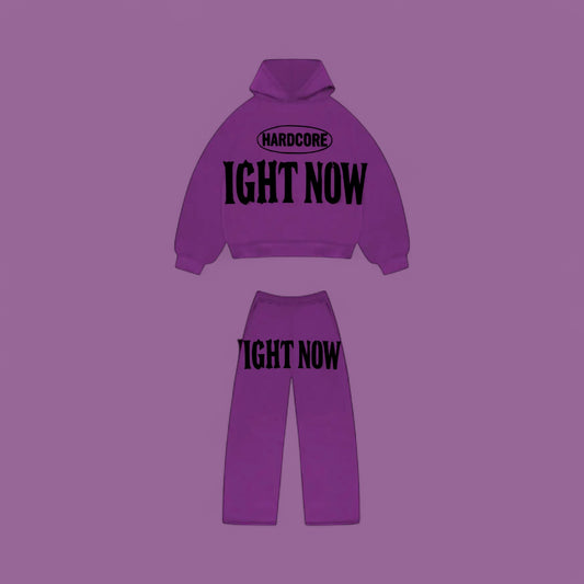 GRAPE GIRLS EDITION IGHT NOW SWEATSUIT