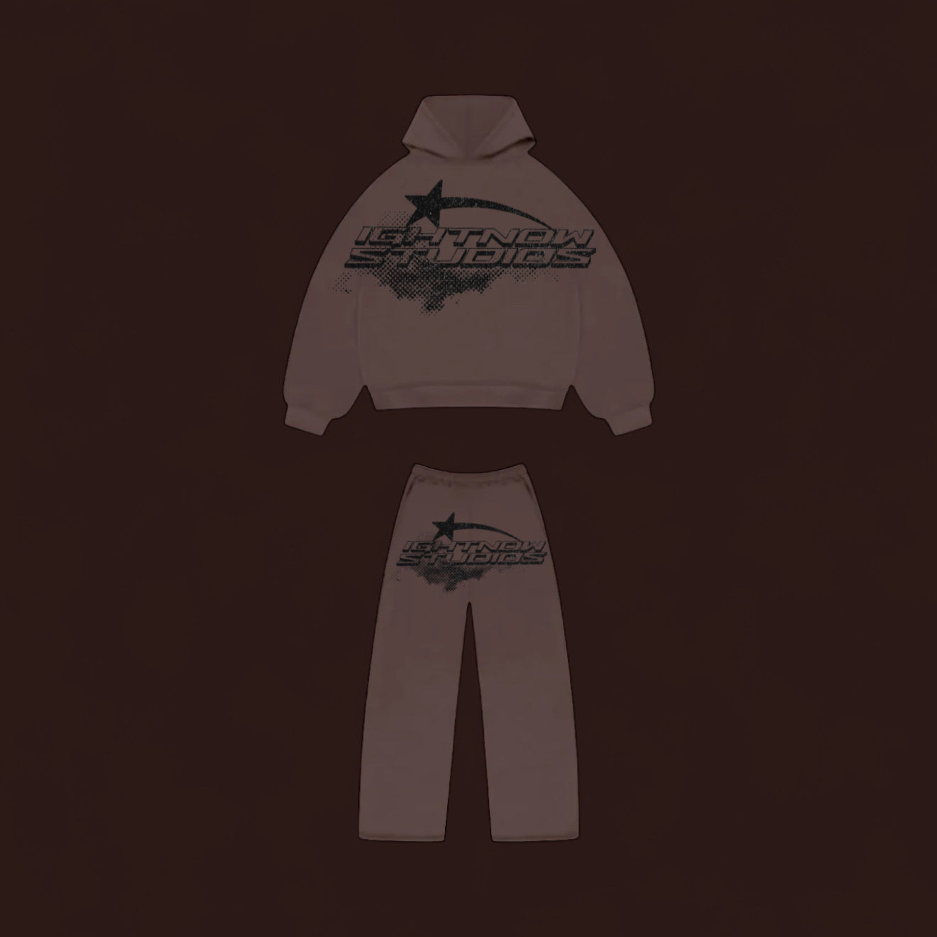 CHOCOLATE IGHT NOW SWEATSUIT LIMITED EDITION