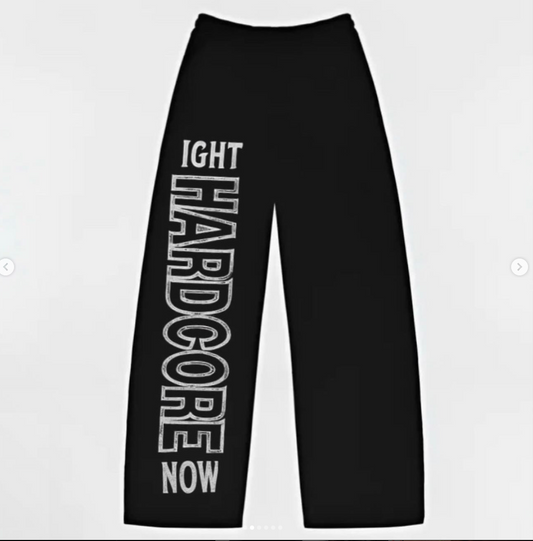 IGHT NOW SAINT BLACK ON WHITE SWEATSUITS